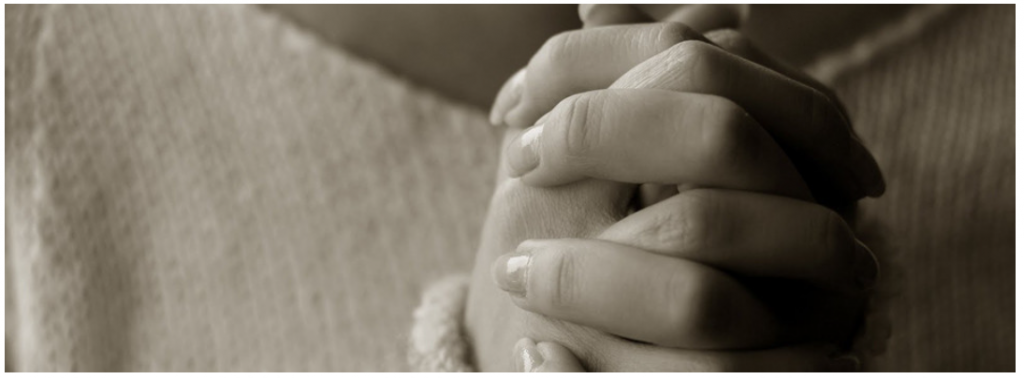 "A praying woman holds the future in her two clasped hands." Jedediah Grant